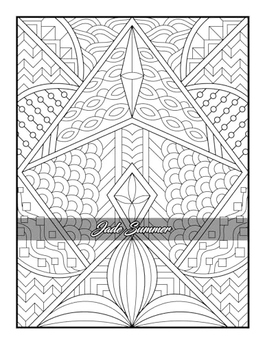 100 Amazing Patterns: An Adult Coloring Book with Fun, Easy, and Relaxing Coloring Pages