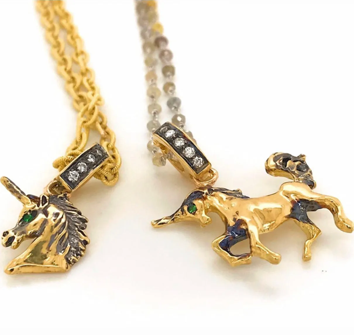 18kt Gold Unicorn Body Charm