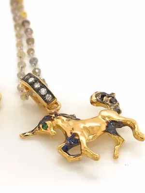 18kt Gold Unicorn Body Charm