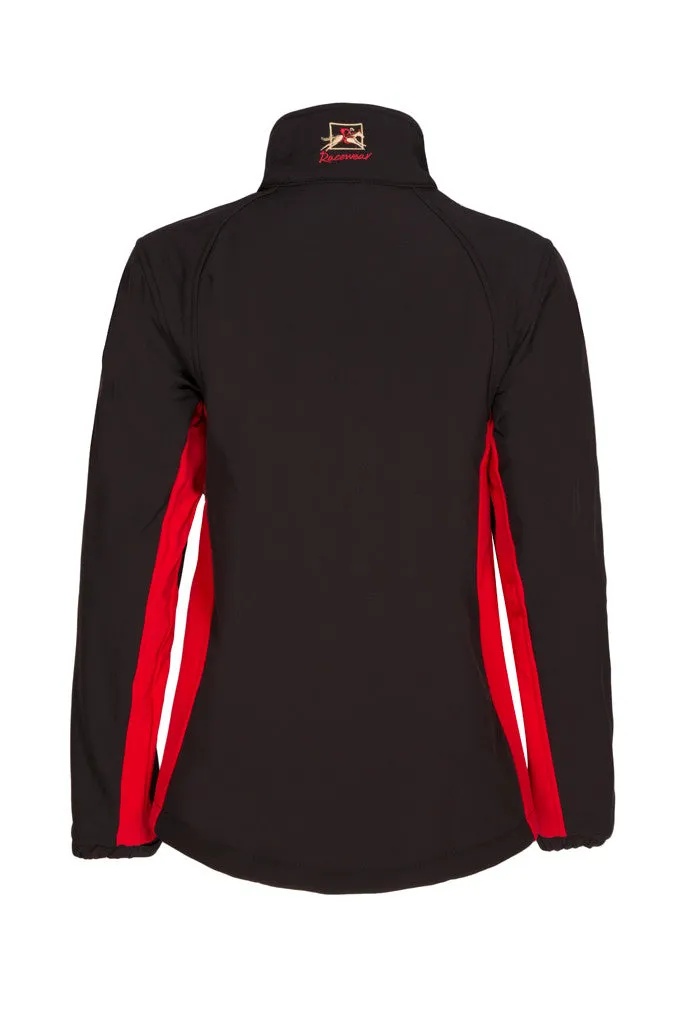 Adults Softshell Jacket - Black and Red