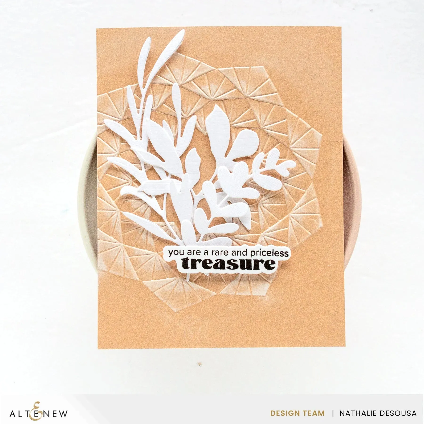 Altenew Faceted Frame Geometric 3D Embossing Folder*