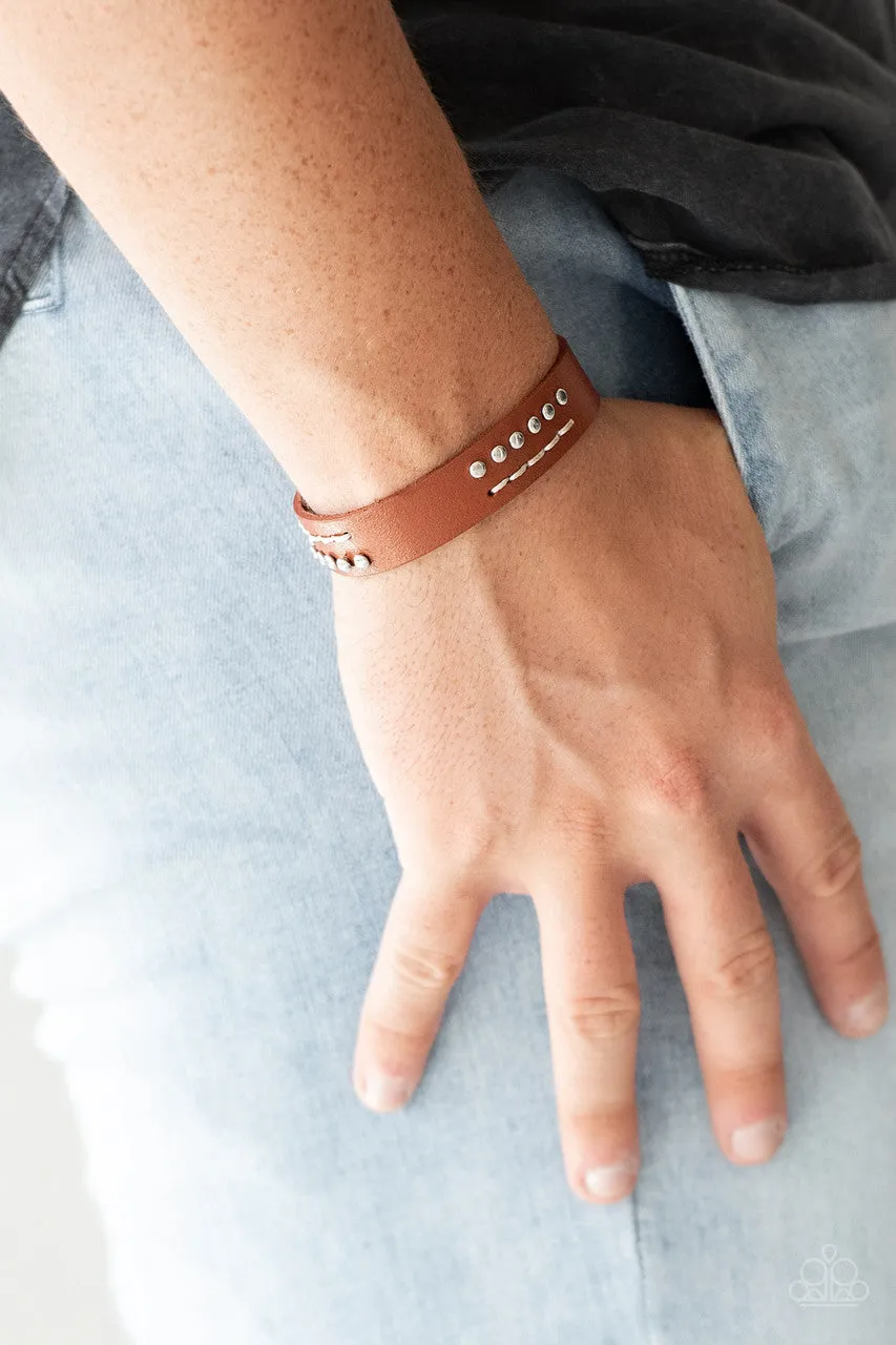 Always an Adventure Brown Paparazzi Bracelet