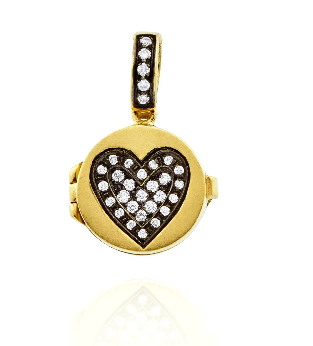 Award-Winning Diamond Love Locket Charm Small