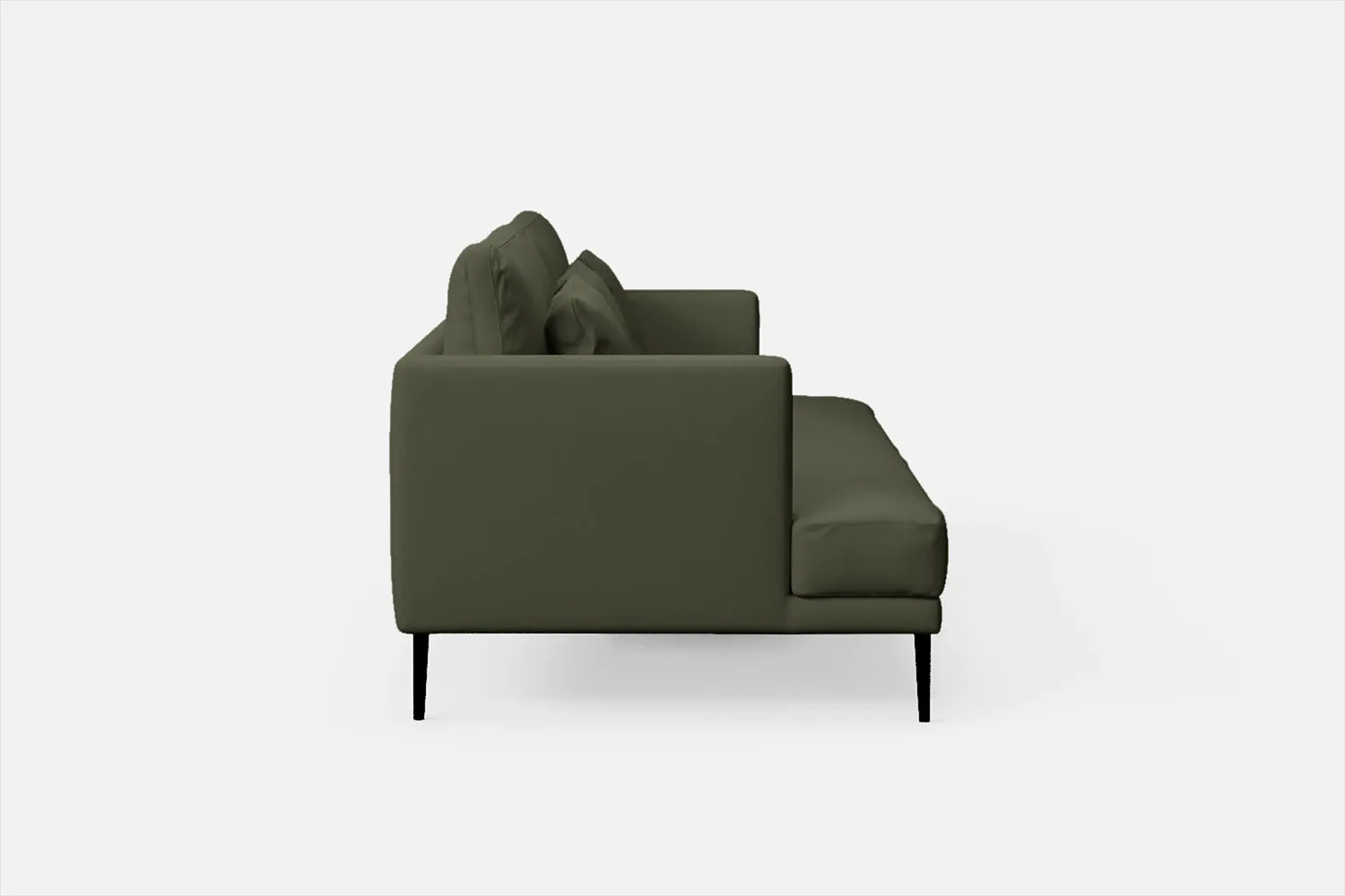 Bisceglie 3 Seater Sofa Sage Leather