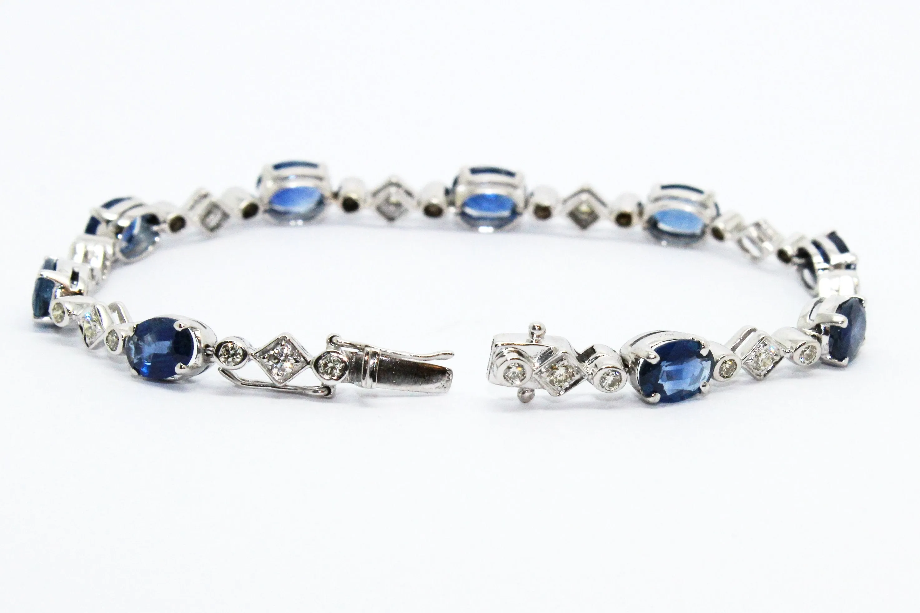 BLUE SAPPHIRE AND DIAMOND STAR BRACELET AD NO.1622