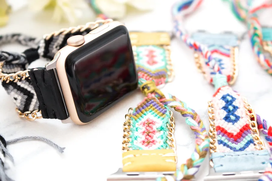 Braided Boho Apple Watch Bracelets