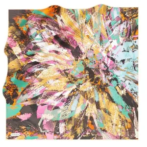 Cacharel Floral Explosion Silk Scarf No. 61