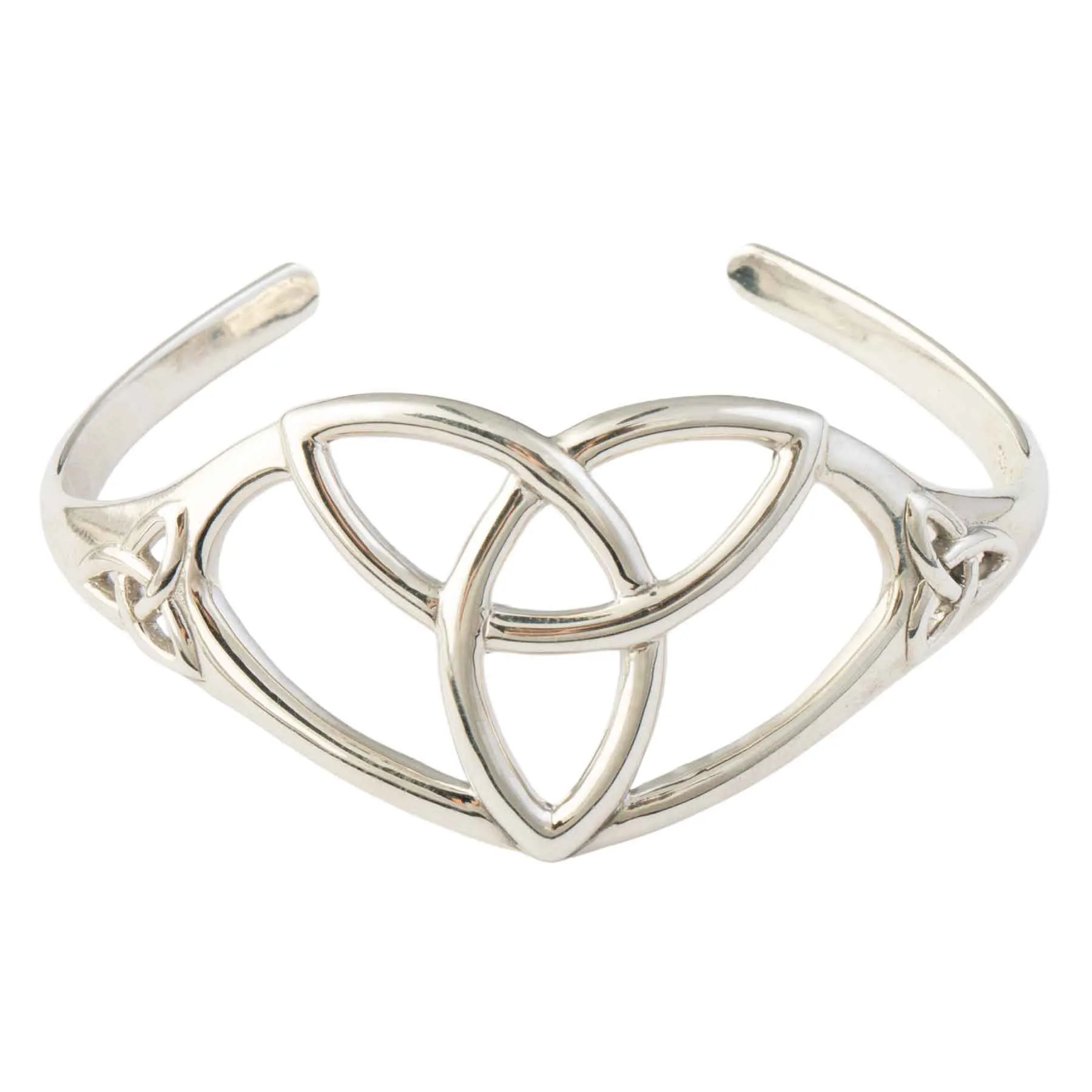 Celtic Triquetra Knot Silver Bracelet