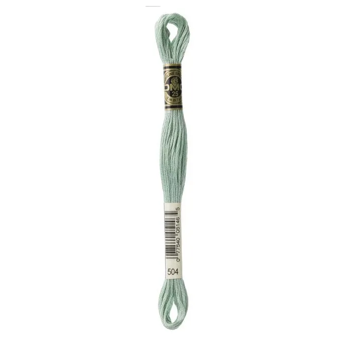 DMC Embroidery Floss, Blue-Green Palette