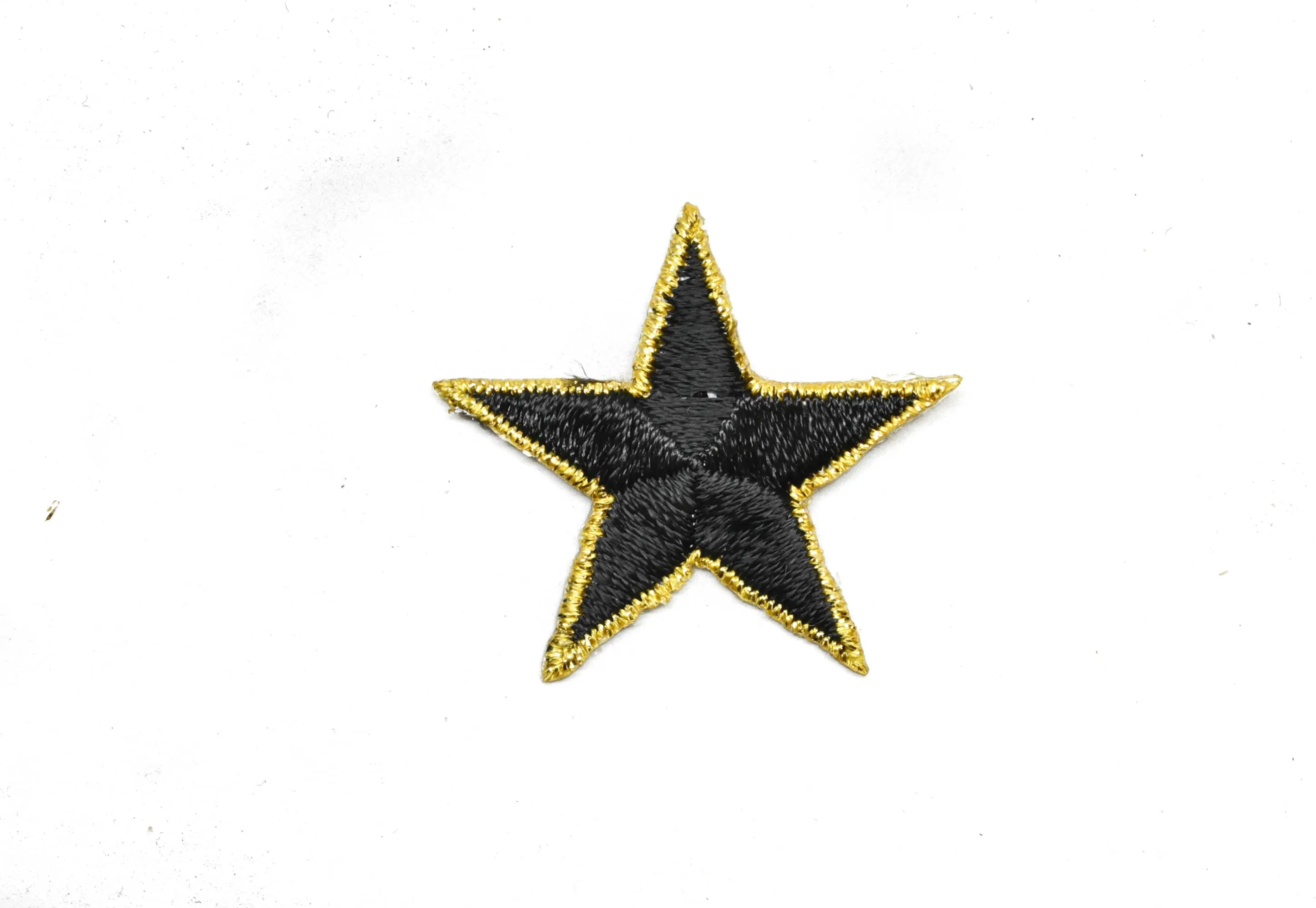 Embroidered Star Applique- Iron-on Star Patch - 2" -  1 Piece