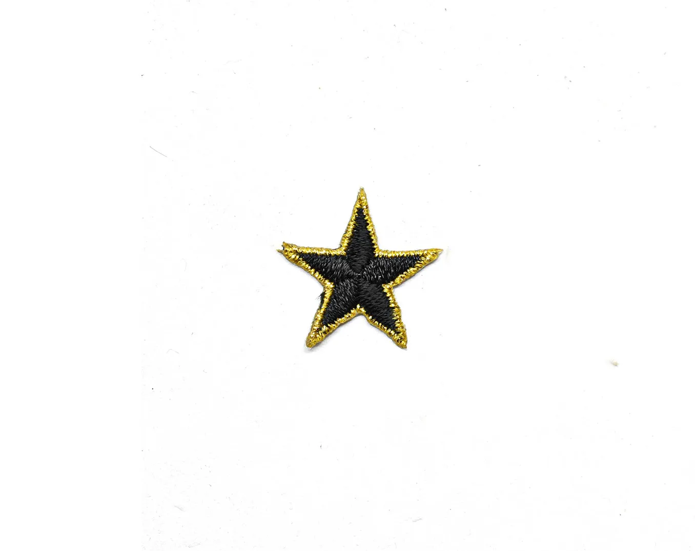 Embroidered Star Applique- Iron-on Star Patch - 2" -  1 Piece