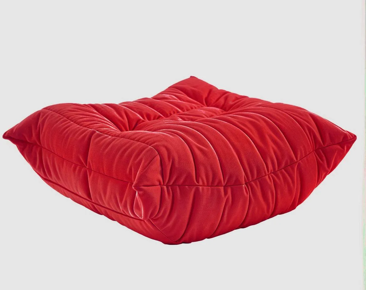 Ester Red Velvet Sofa