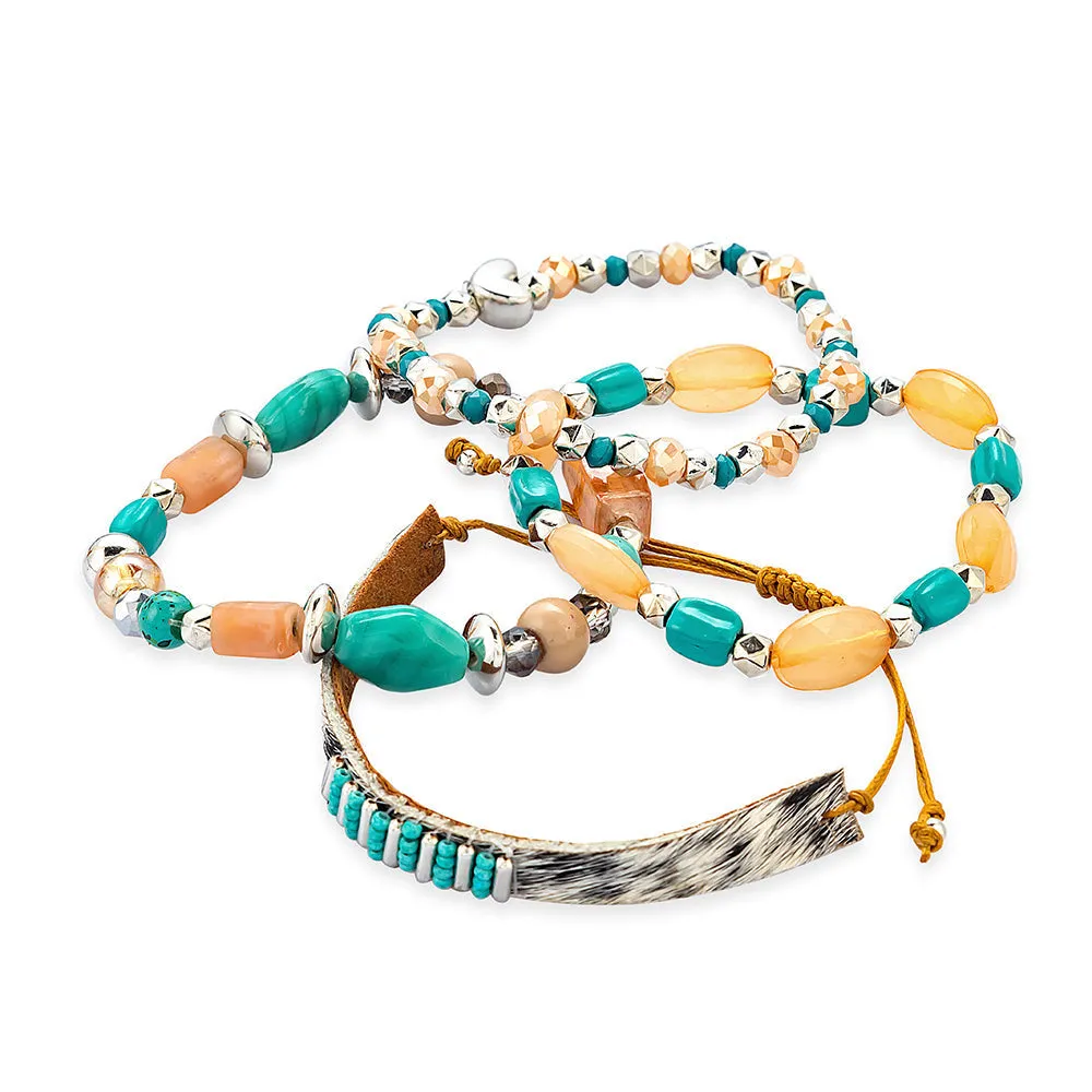 Fallon's Love Stacked Bracelet