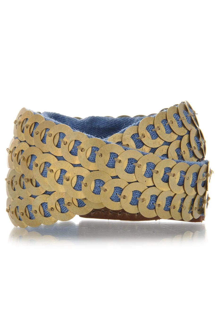 FIONA PAXTON ANABEL Gold Denim Cuff