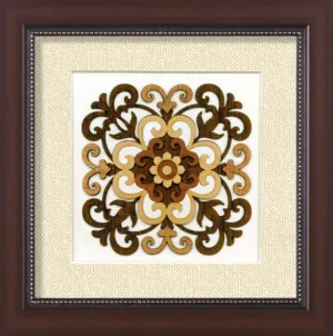 Floral Wall Hanging Wood Craft 8x8 Inch By India Kreations Decor