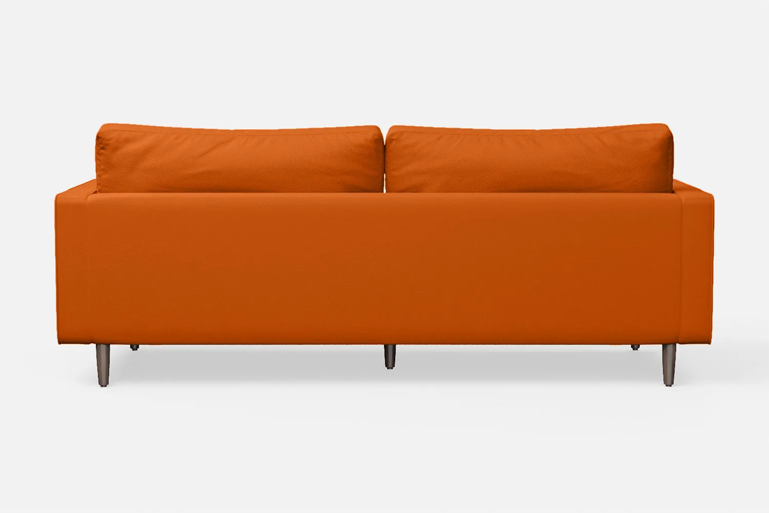 Gela 2 Seater Sofa Orange Leather