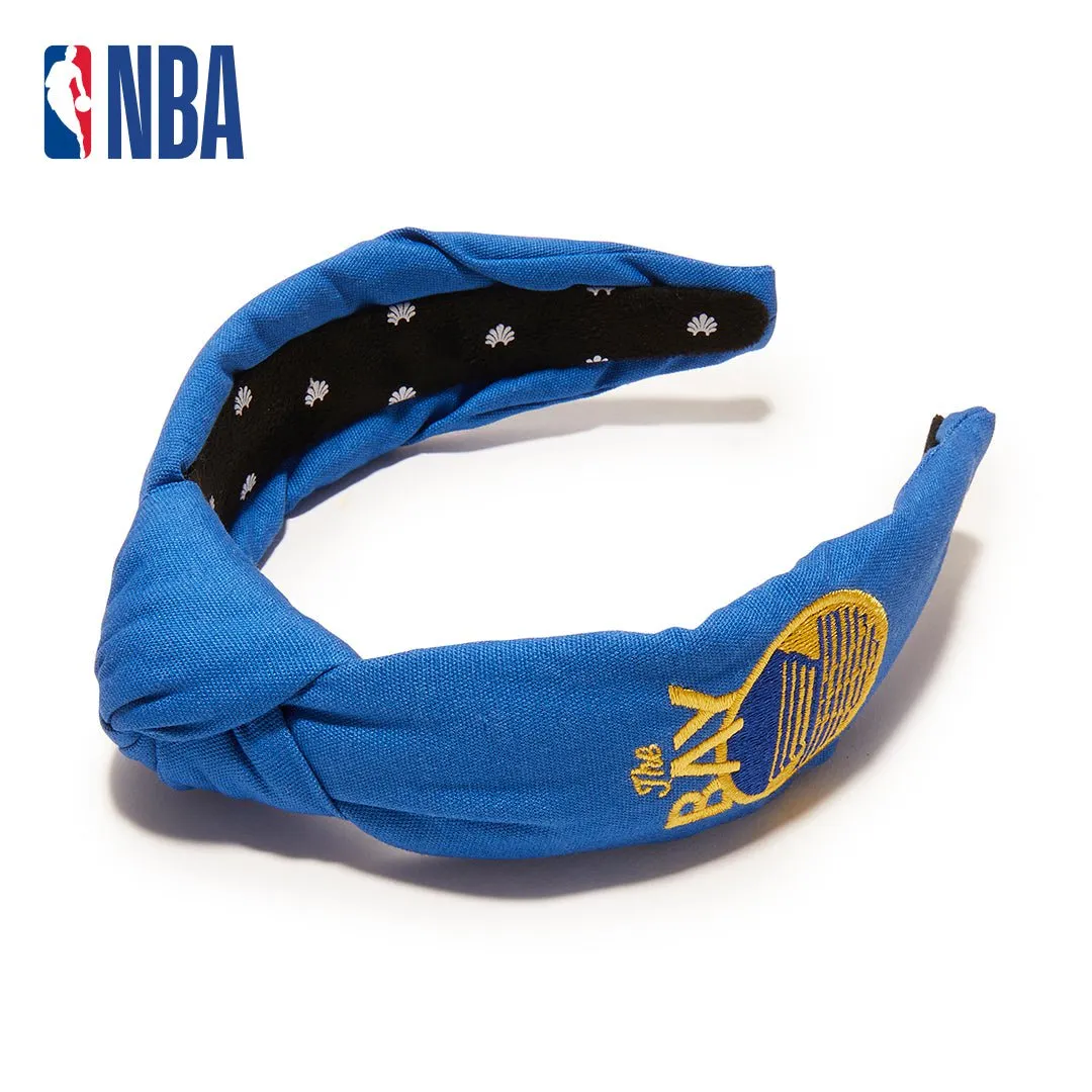 GOLDEN STATE WARRIORS LELE SADOUGHI / NBA BLUE EMBROIDERED KNOTTED HEADBAND