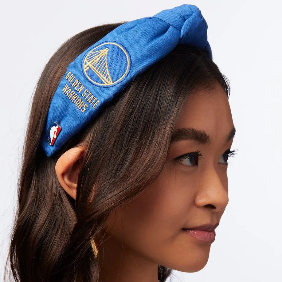 GOLDEN STATE WARRIORS LELE SADOUGHI / NBA BLUE EMBROIDERED KNOTTED HEADBAND