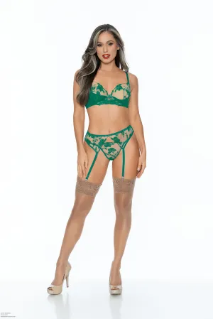 Green With Envy Embroidered Set