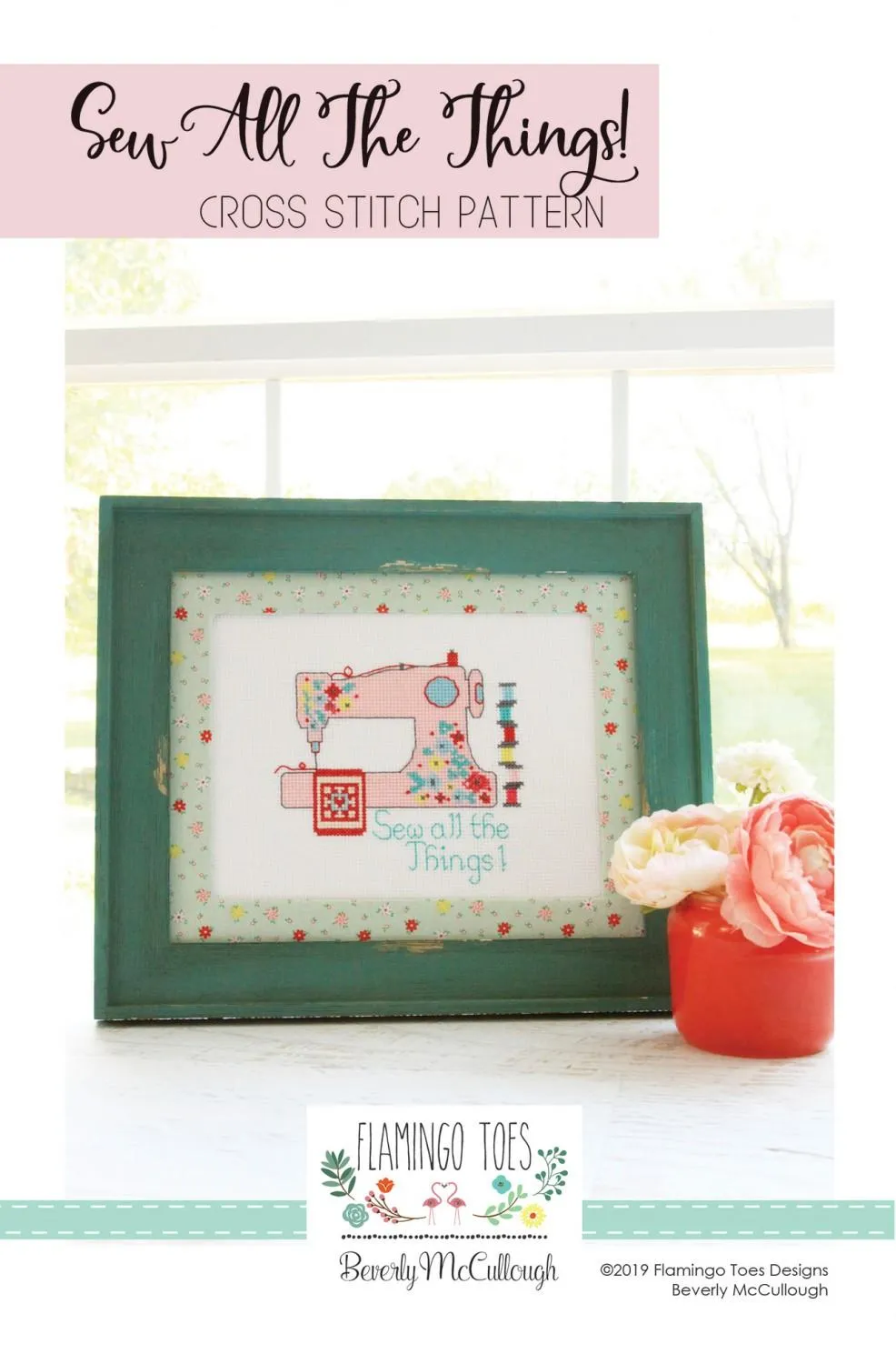 Happy Camper Cross Stitch Pattern by Beverly McCullough from Flamingo Toes