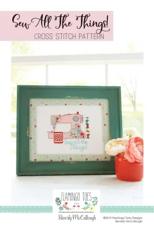 Happy Camper Cross Stitch Pattern by Beverly McCullough from Flamingo Toes