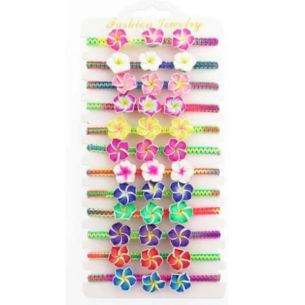 Hawaiian Flower Bracelets 729 ( 12 units )