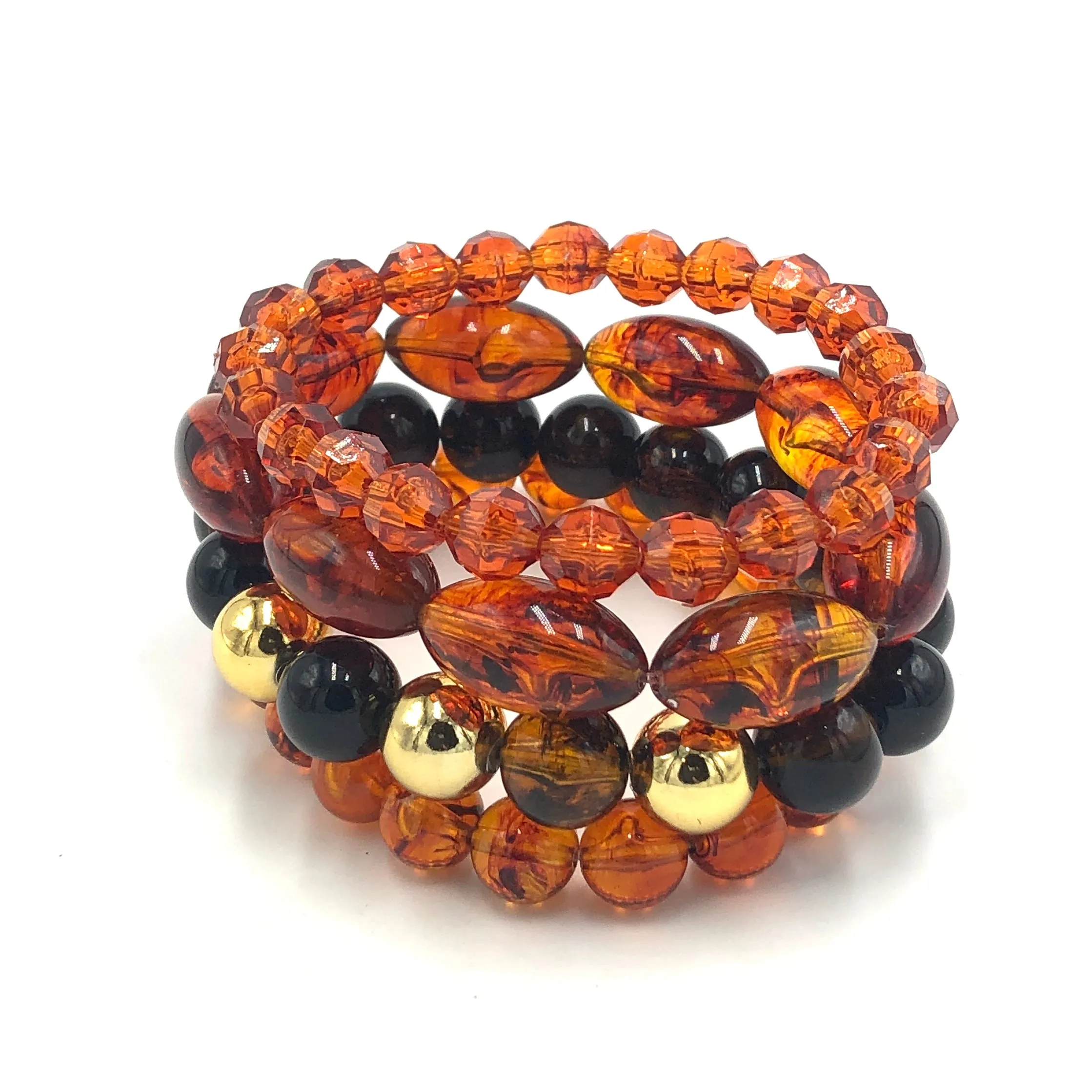 Honey Stack and Stretch Bracelets Set