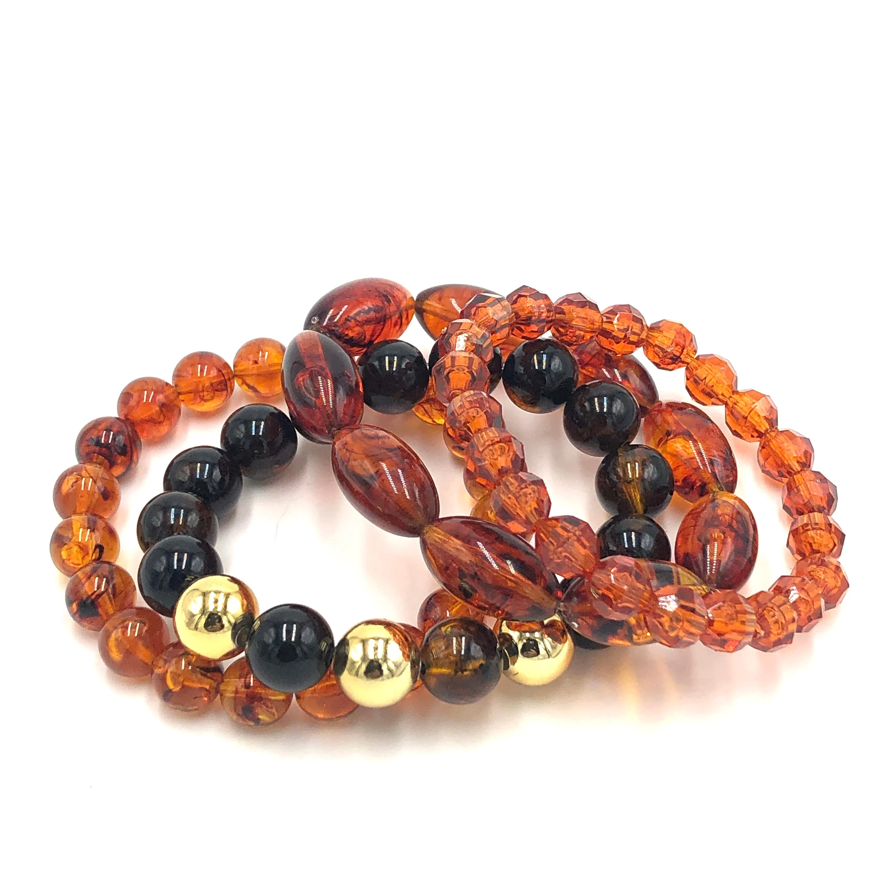 Honey Stack and Stretch Bracelets Set