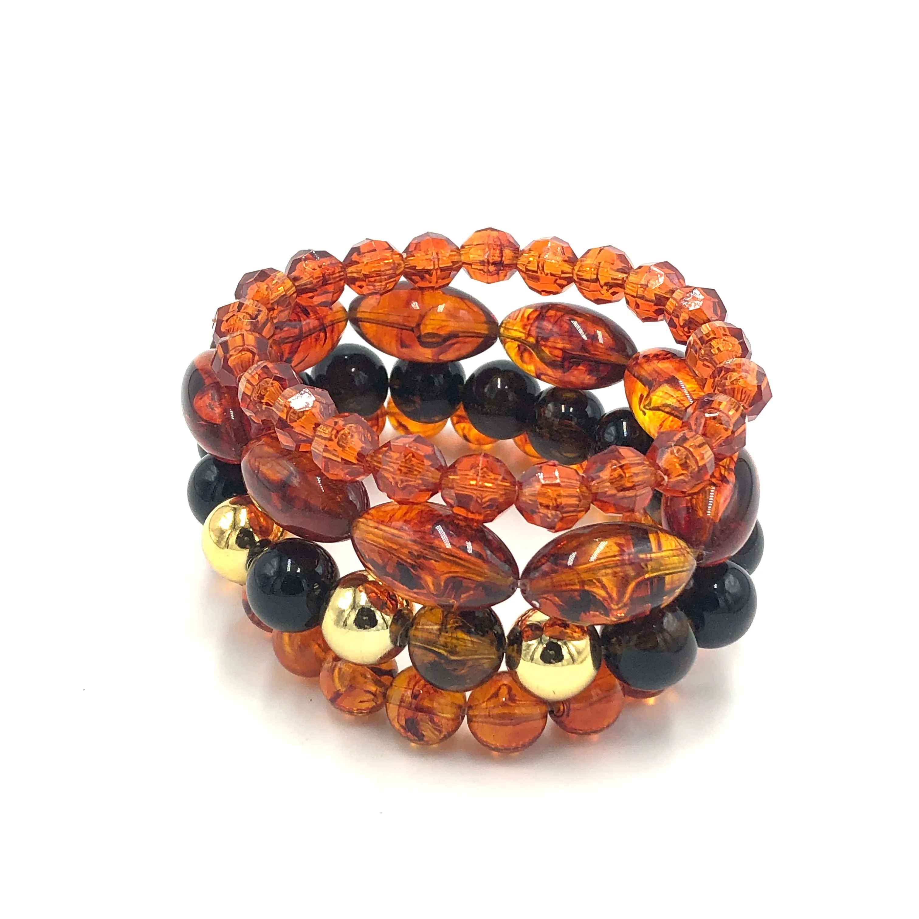 Honey Stack and Stretch Bracelets Set