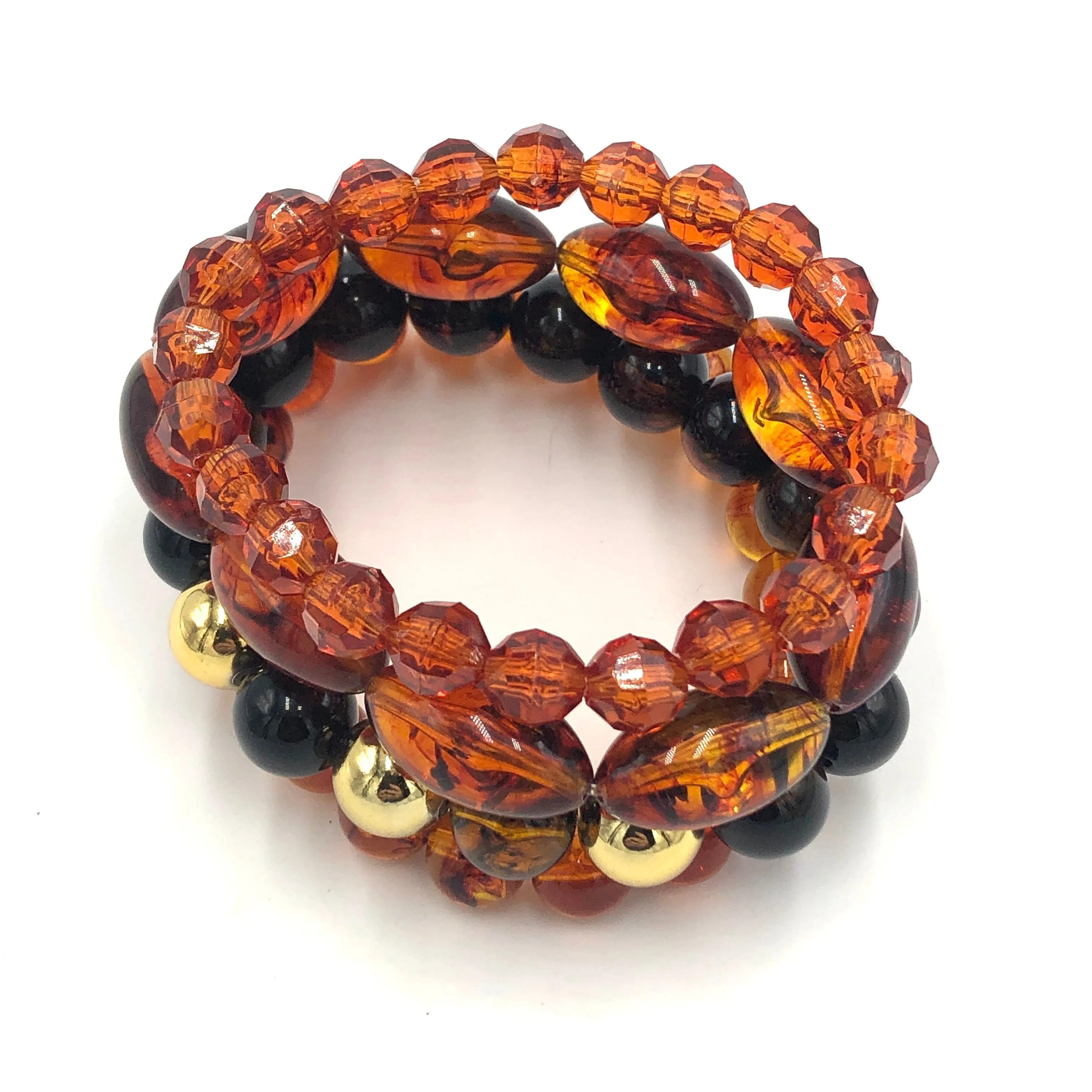 Honey Stack and Stretch Bracelets Set