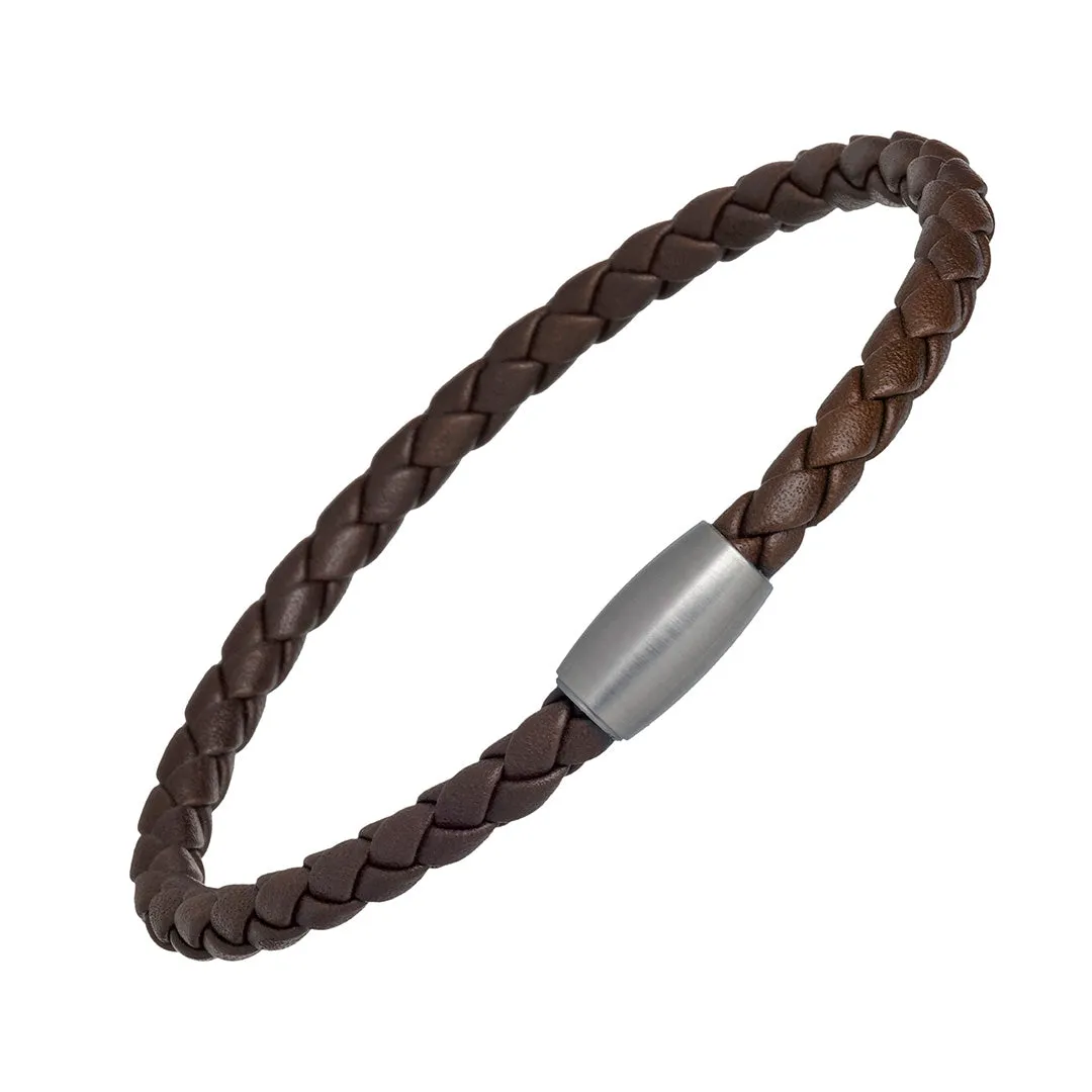 Mag-5 Woven Leather Bracelet