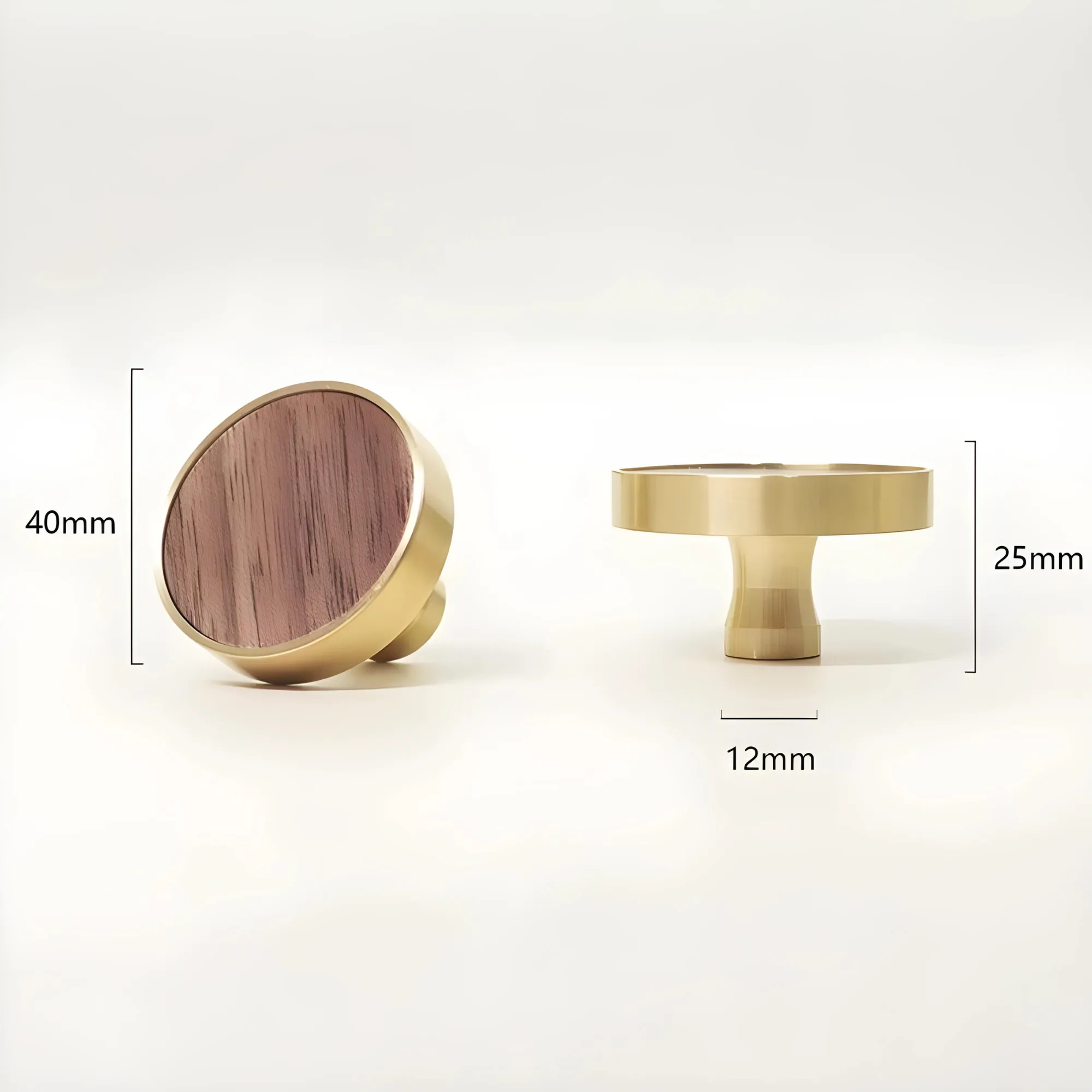 MALA / Walnut & Brass Handles