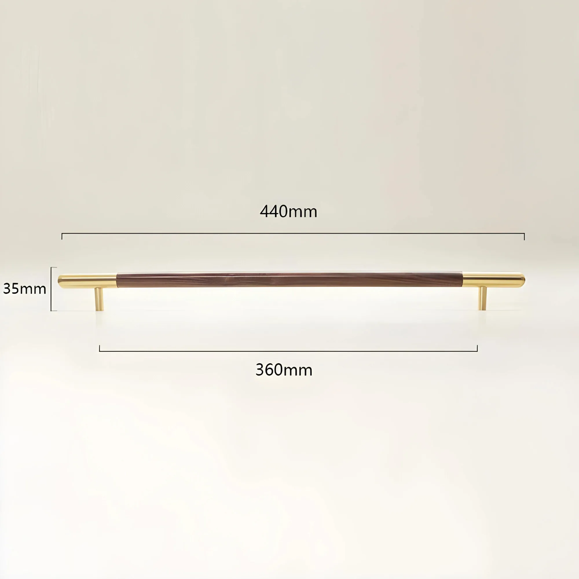 MALA / Walnut & Brass Handles