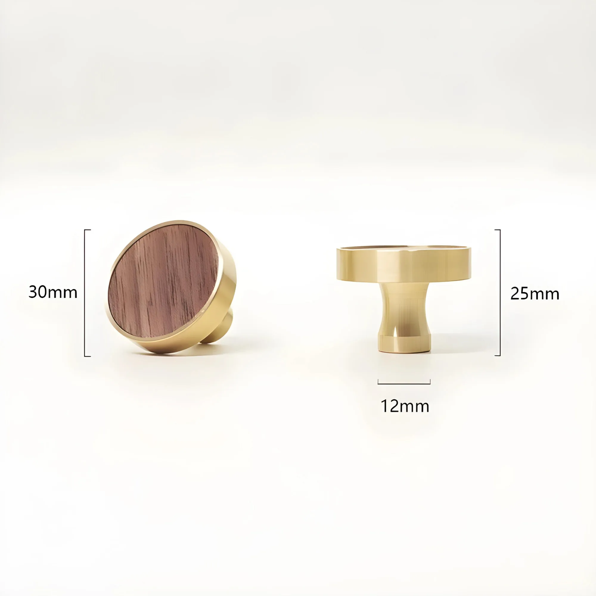 MALA / Walnut & Brass Handles