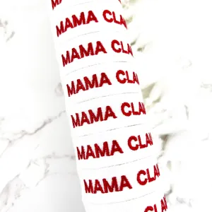 Mama Claus Christmas Embroidered Bracelet