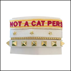 Not A Cat Person Team Tassel Stack