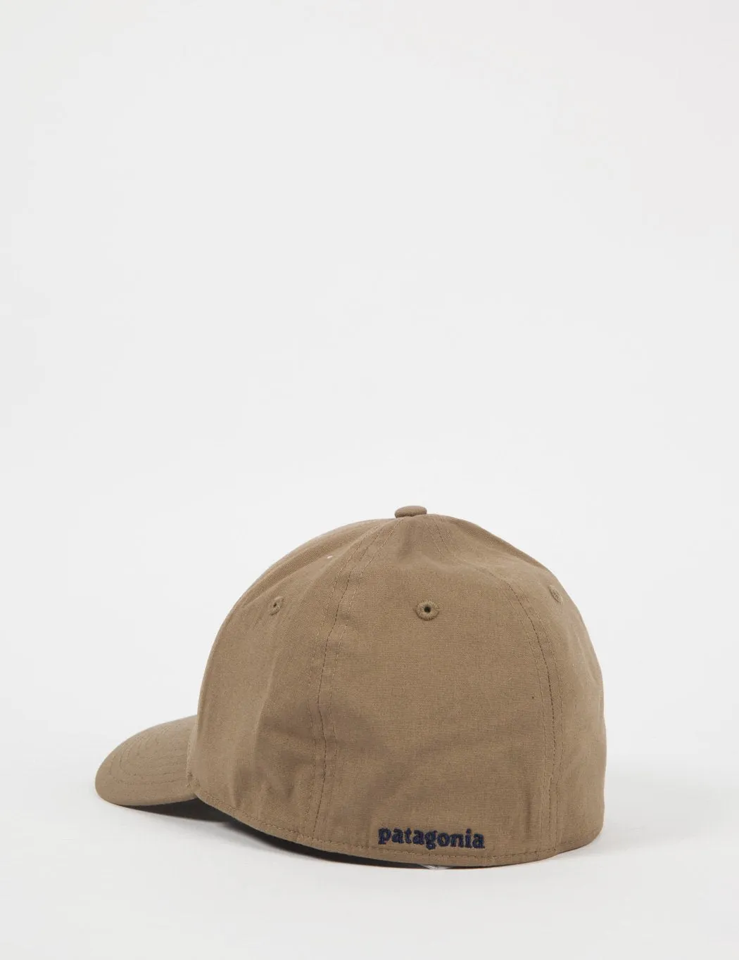 Patagonia P-6 Logo Stretch Fit Hat - Ash Tan