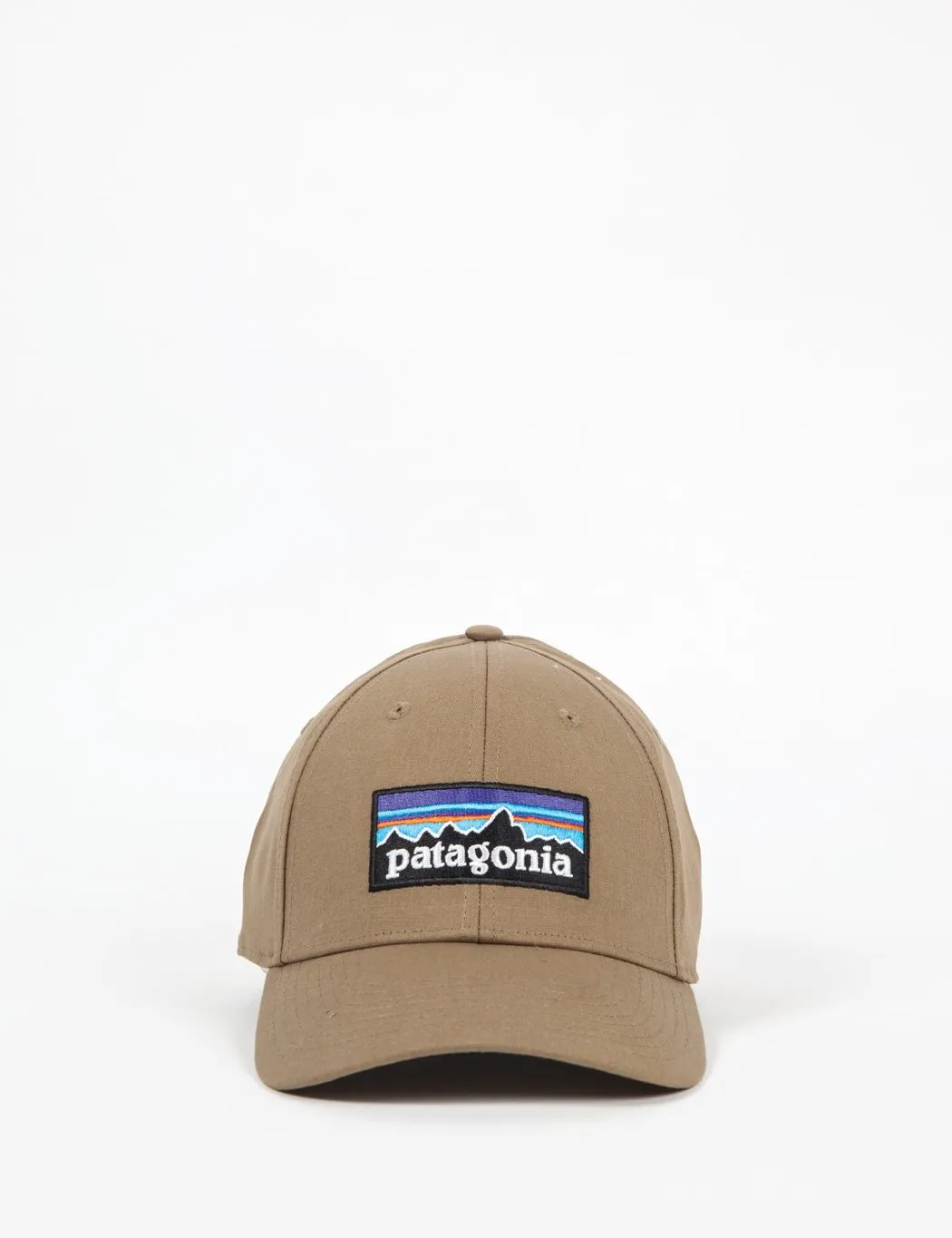 Patagonia P-6 Logo Stretch Fit Hat - Ash Tan