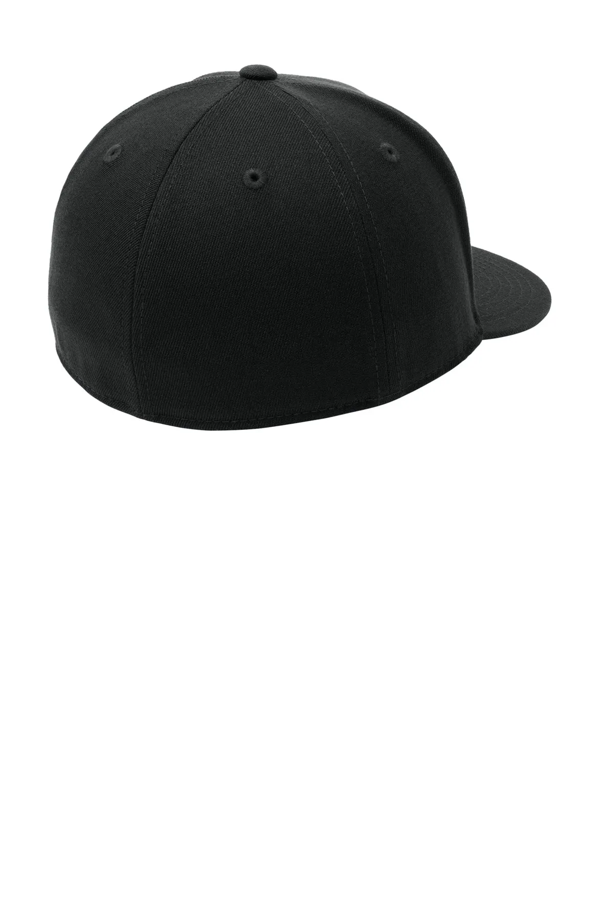 Port Authority Flexfit Flat Bill Cap, Black [Ware2Go]