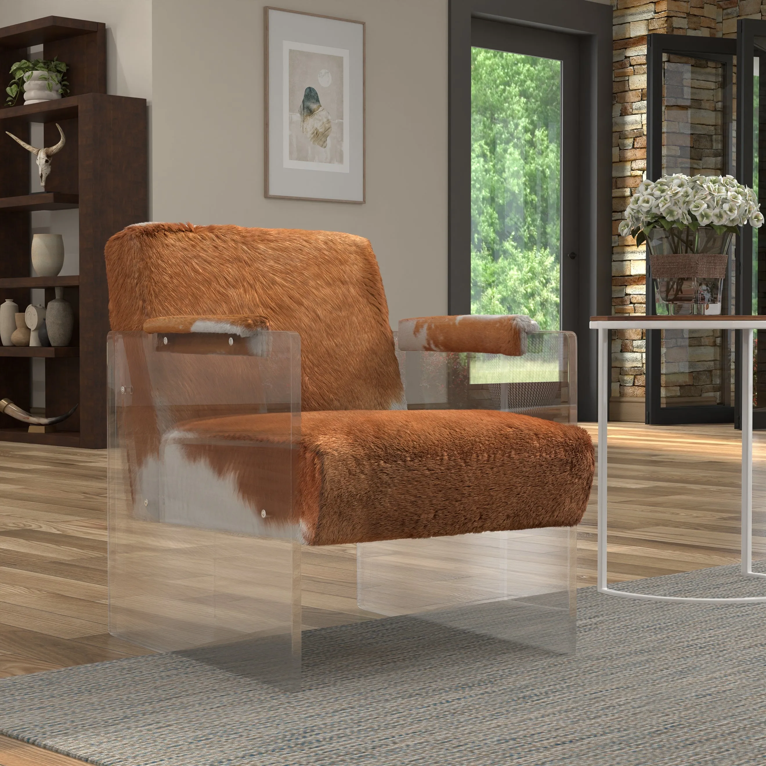 Sarreid - Holloway Armchair - Brown - Contemporary