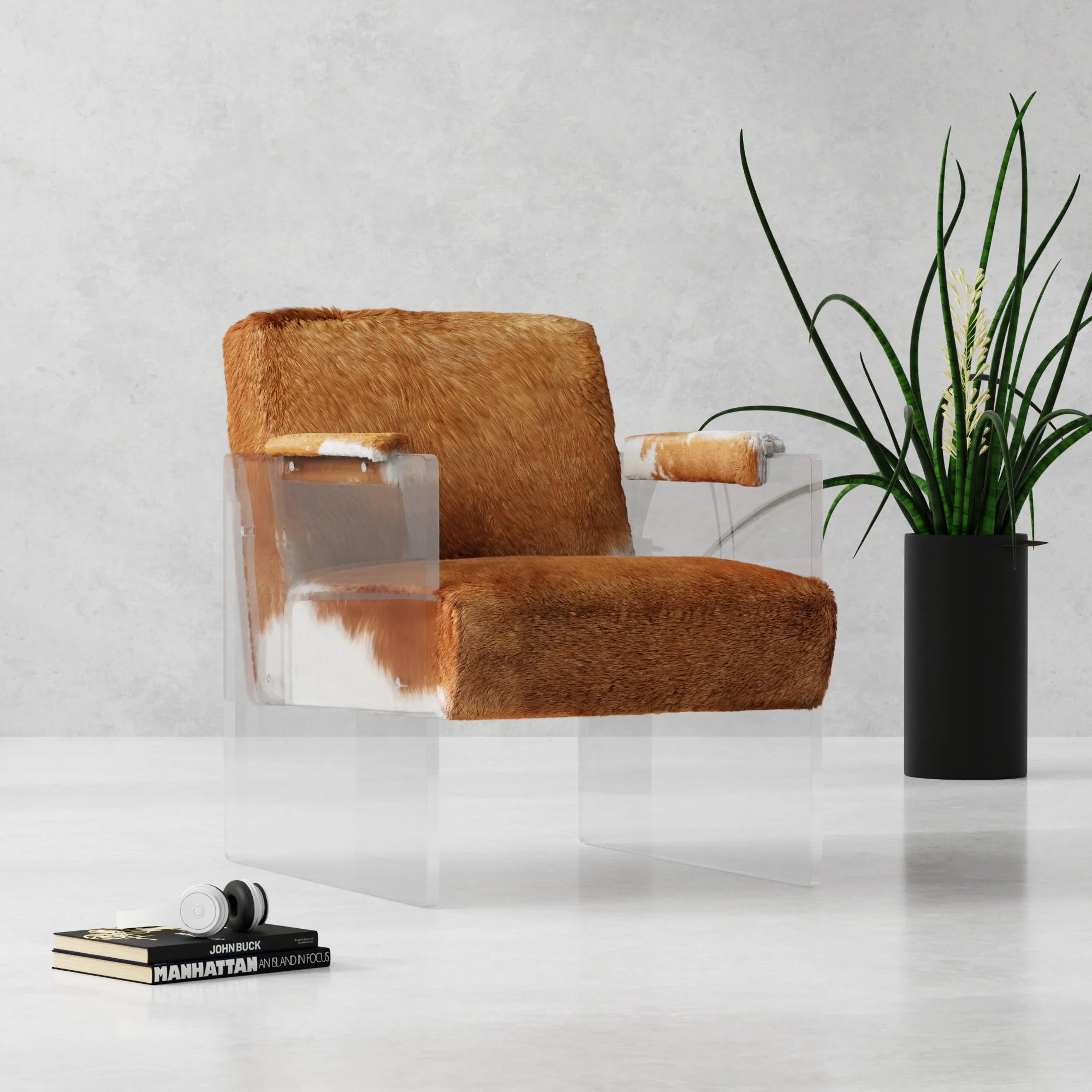 Sarreid - Holloway Armchair - Brown - Contemporary