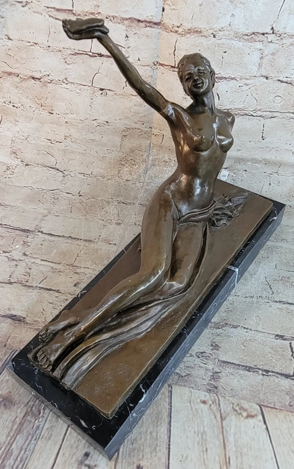 Sexy Woman Bronze Sculpture, Collector Edition, Lost Wax Cast, Classic Artwork for Home Decor