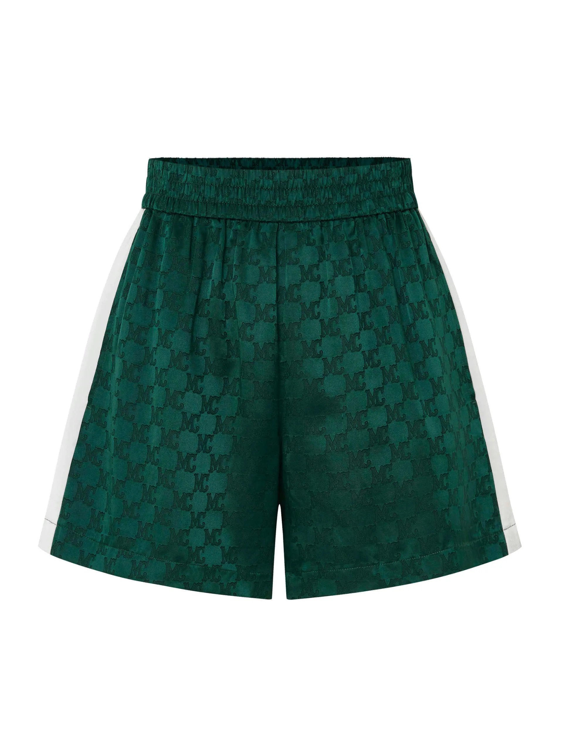 Silk Blend Jacquard Shorts