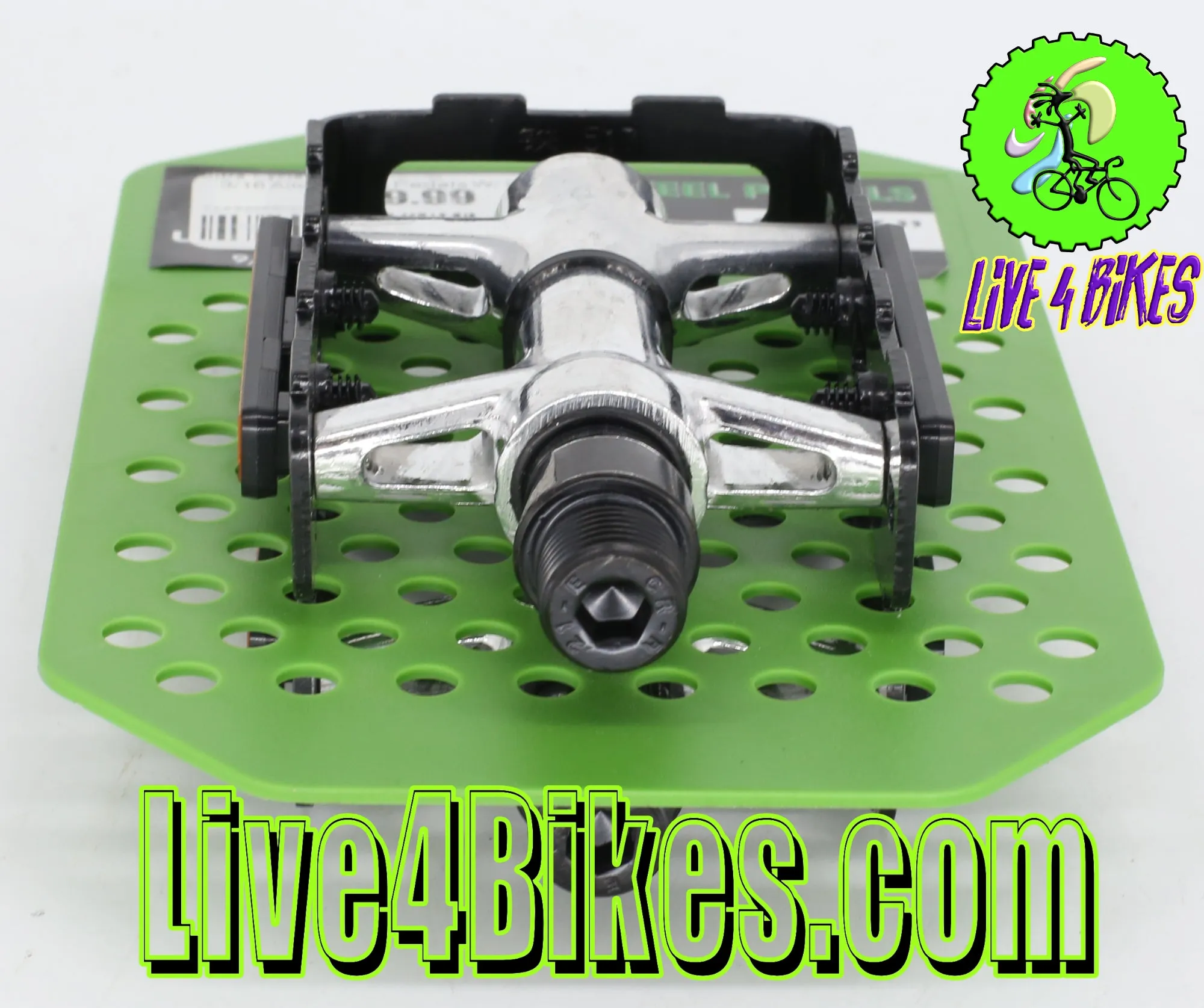 Ultra Cycle Metal Alloy / Steel Pedals  9/16"  - Live 4 Bikes