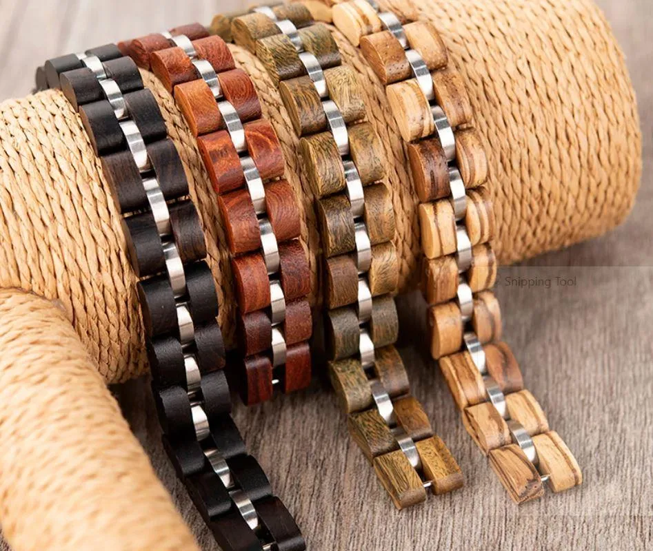 Unisex Unique Elegant Wooden Bracelet Bangles