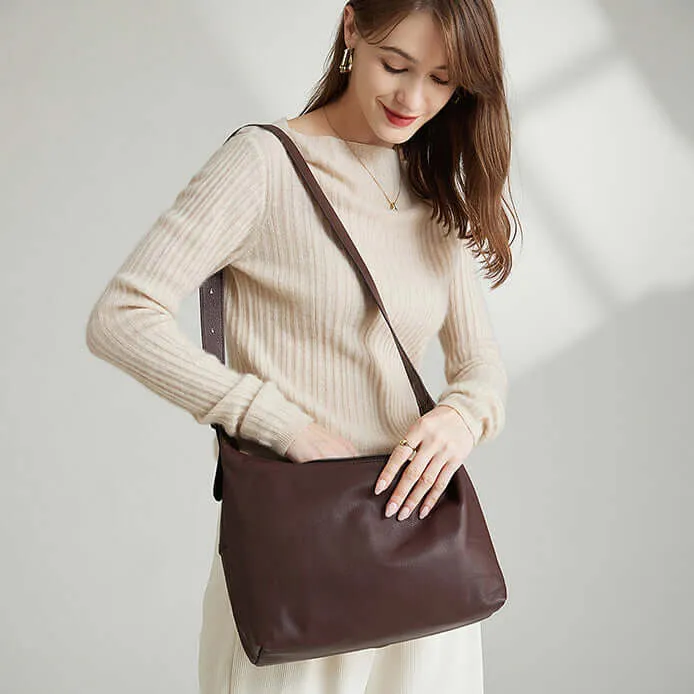 Women's Leather Shoulder and Crossbody Bag – Stylish Everyday Use in NZ