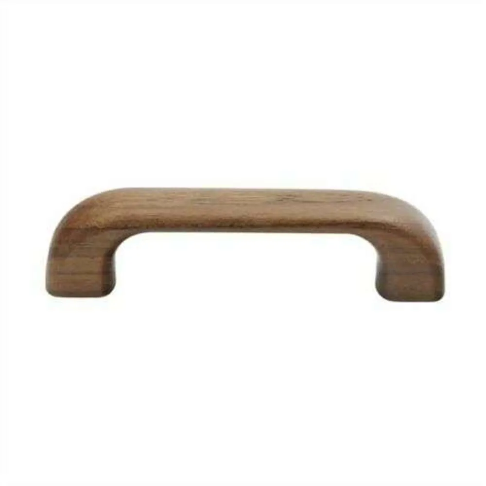 Wooden D-Handle 96mm Clear Polished